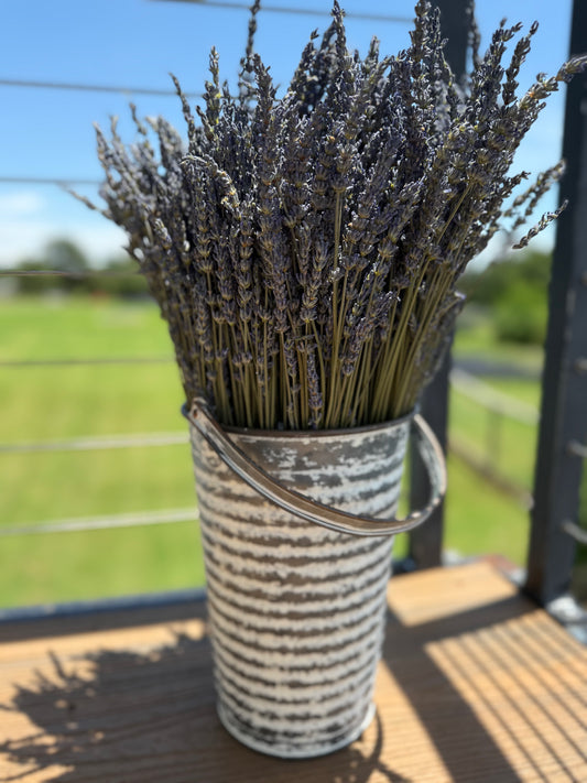 Extra Large Harvest Bucket- Dried Lavender (Farmers Market Only)