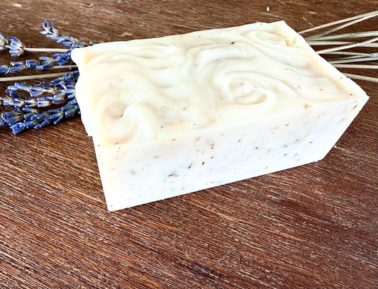 LAVENDER OAT GOAT MILK SOAP- Body Bar (5.5 oz)