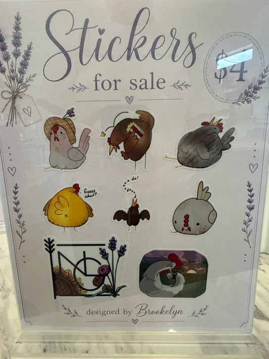 Stickers-Cluck & Chuckle