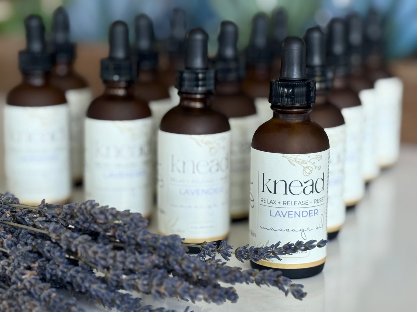 KNEAD- Massage & Body Oil- RELAX, RELEASE & RESET