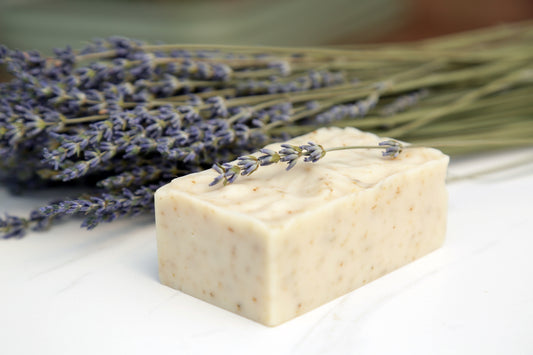 LAVENDER OAT GOAT MILK SOAP- Body Bar (5.5 oz)